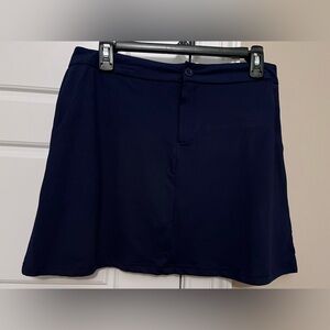 Navy Blue Top it Off Brand Skort